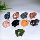 2.2" Natural Crystal Cat Carving Wholesale