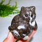2.2" Natural Crystal Cat Carving Wholesale