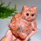 2.2" Natural Crystal Cat Carving Wholesale