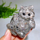 2.2" Natural Crystal Cat Carving Wholesale