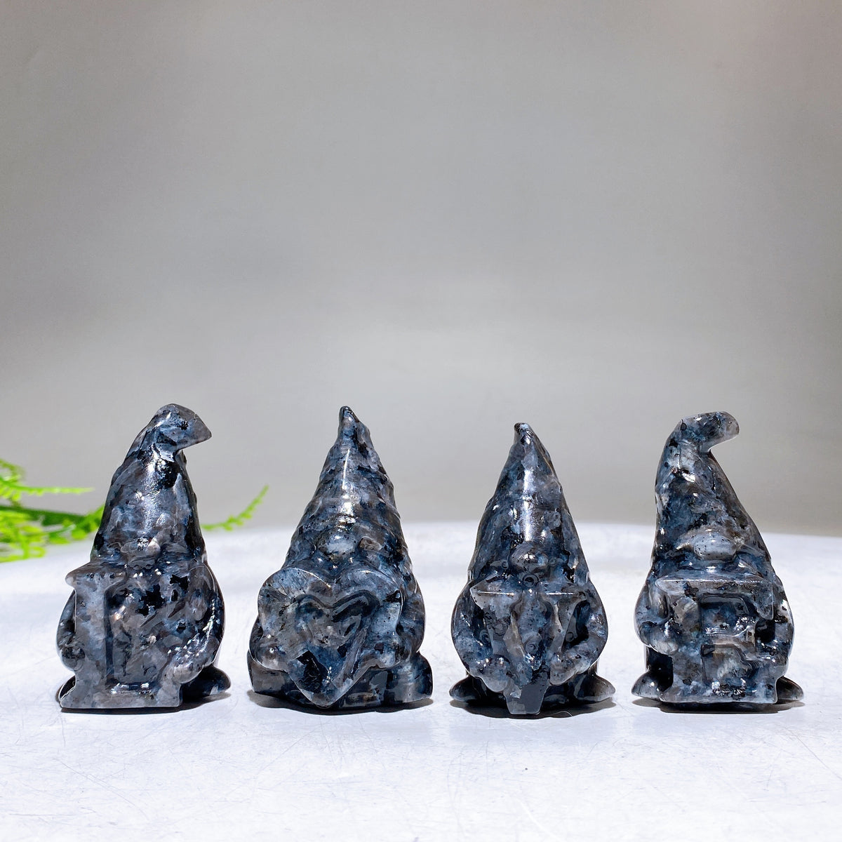 2.4" Natural Crystal Dwarf with LOVE Letter Carving Wholesale