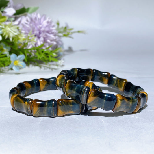 17mm Crystal Bamboo Shape Bangle Crystal Healing Bulk Wholsale