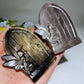 3.5" Golden Obsidian Silver Obsidian Fairy Magic Door Carving Bulk Wholesale