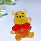 Mini Luminous Winnie the Pooh Carving Crystal Healing Bulk Wholesale