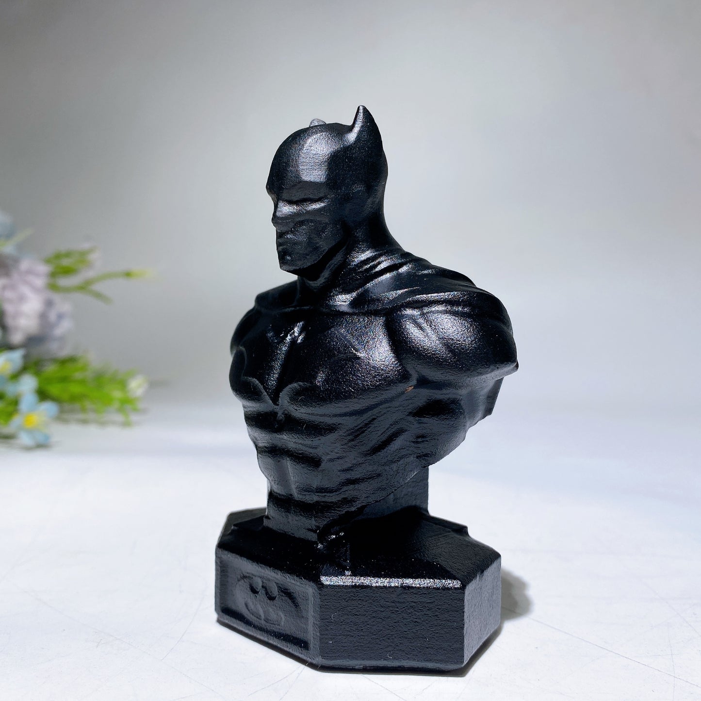3.3" Black Obsidian Batman Carving Crystal Healing Bulk Wholesale