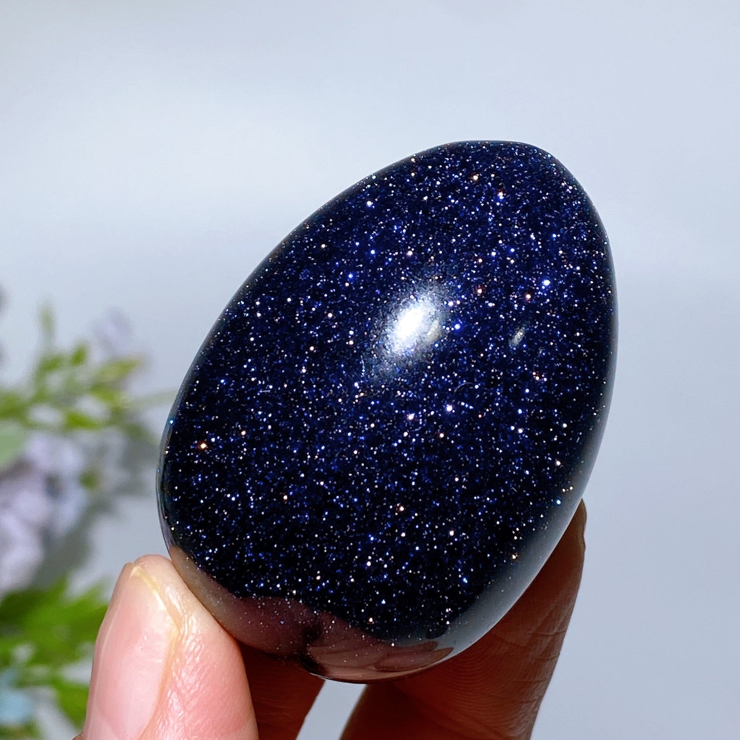 2.0" Mixed Crystal Egg Crystal Carving
