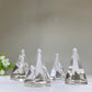 1.5"-2.0" Clear Quartz Pyramid Carving Bulk Wholesale