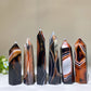 3.3"-4.6" Black Sardonyx Crystal Point Bulk Wholesale