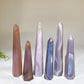 4.0"-6.0" Purple Pink Banded Agate Tower Bulk Wholesale