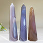 4.0"-6.0" Purple Pink Banded Agate Tower Bulk Wholesale