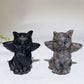 2.1" Black Obsidian Yooperlite Cat with Wings Crystal Carving Crystal Healing Bulk Wholesale