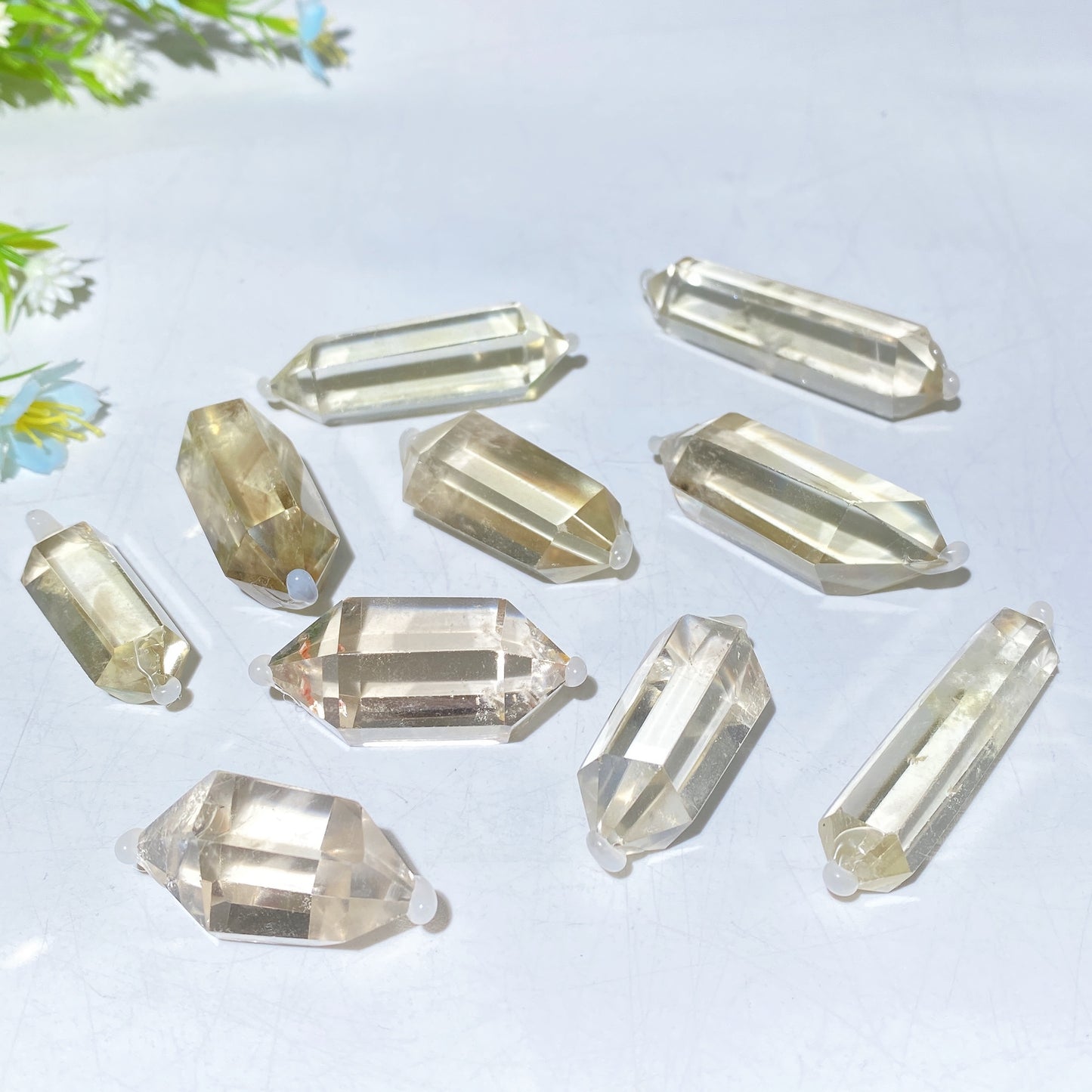 1.5"-2.3" Smoky Citrine DT Pint Bulk Wholesale