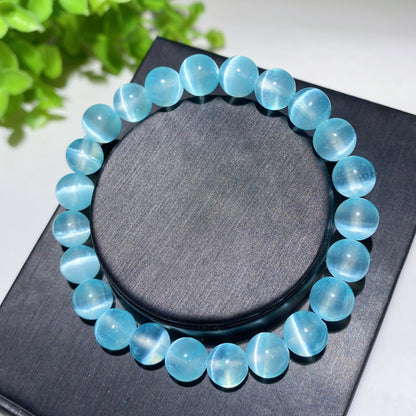 8mm Aura Selenite Bracelet Bulk Wholesale