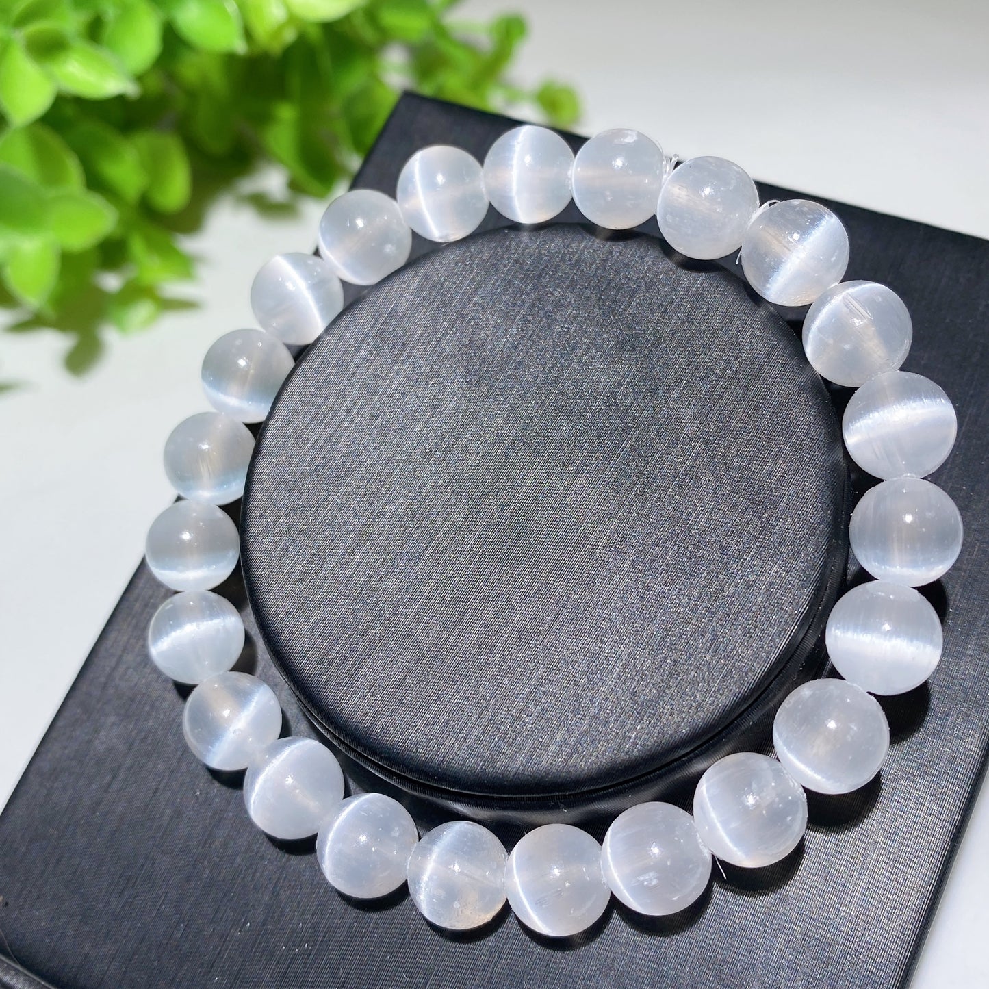 8mm Aura Selenite Bracelet Bulk Wholesale