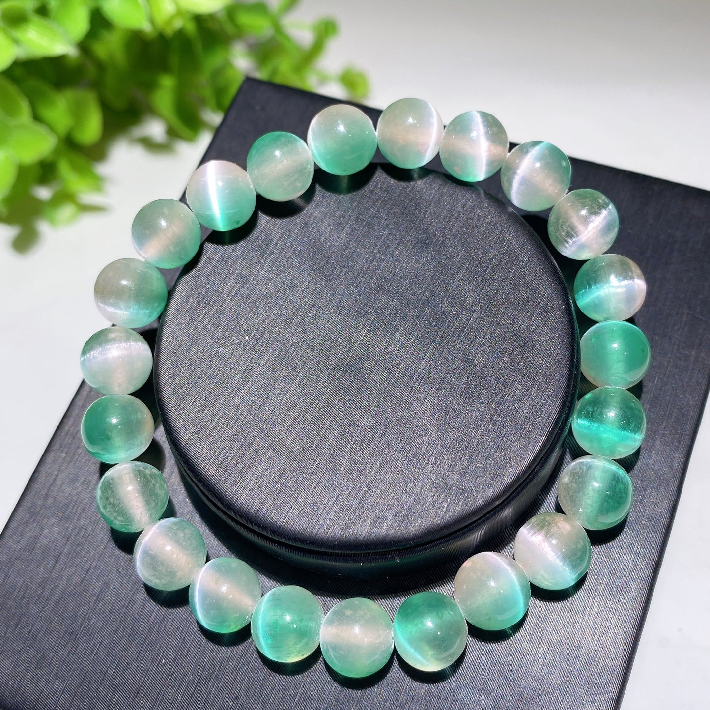 8mm Aura Selenite Bracelet Bulk Wholesale