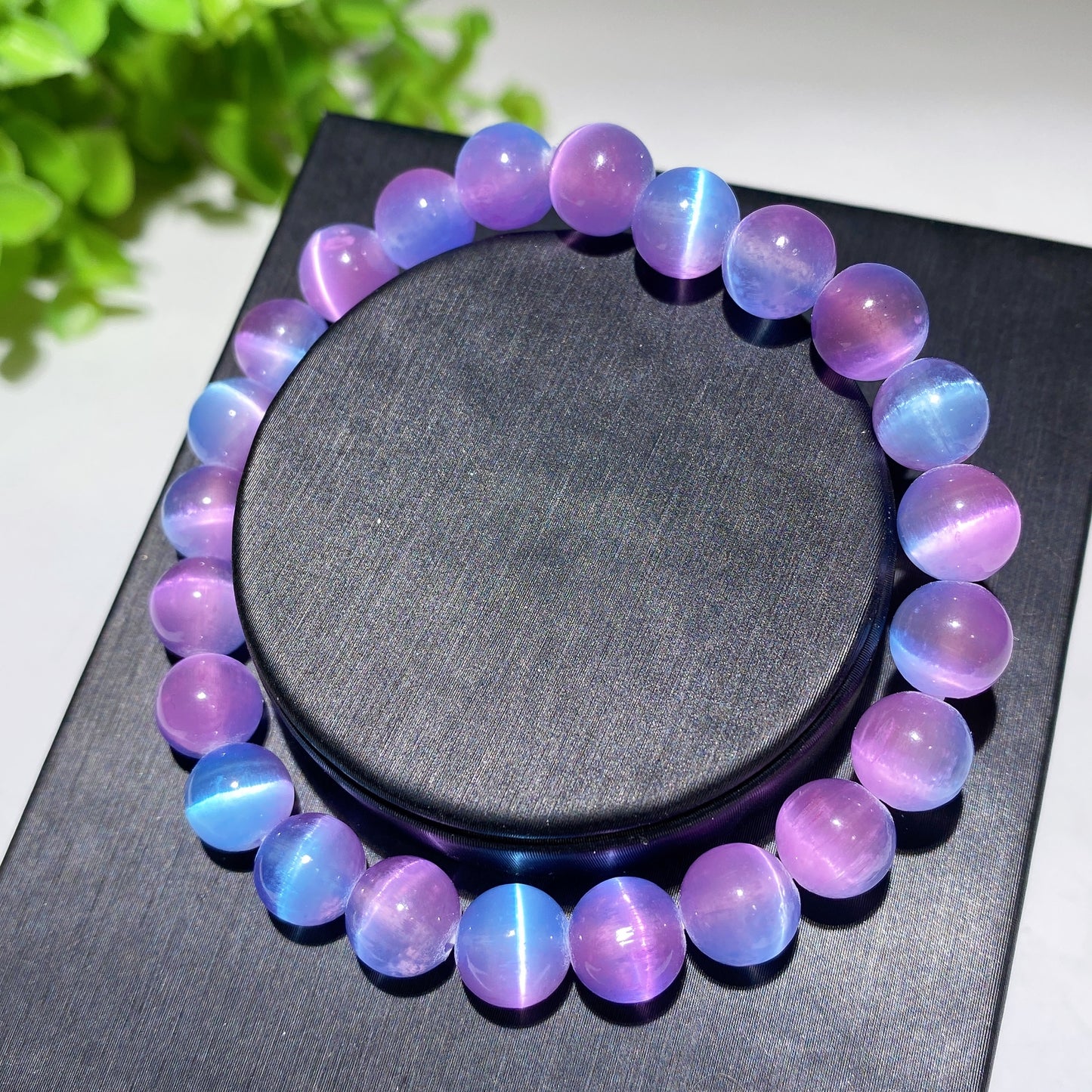 8mm Aura Selenite Bracelet Bulk Wholesale