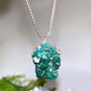 Raw Dioptase Pendant with Chain Necklace Crystal Healing Bulk Wholesale
