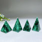 1.4"-2.0" Malachite Pyramid Carving Bulk Wholesale