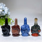 2.0" Mixed Crystal Middle Finger Gesture Carvings Crystal Healing Bulk Wholesale