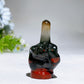 2.0" Mixed Crystal Middle Finger Gesture Carvings Crystal Healing Bulk Wholesale