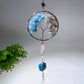 30cm Crystal Chips Silver Life Tree with Raw Stone Suncatcher Crystal Healing Bulk Wholesale