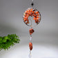 30cm Crystal Chips Silver Life Tree with Raw Stone Suncatcher Crystal Healing Bulk Wholesale