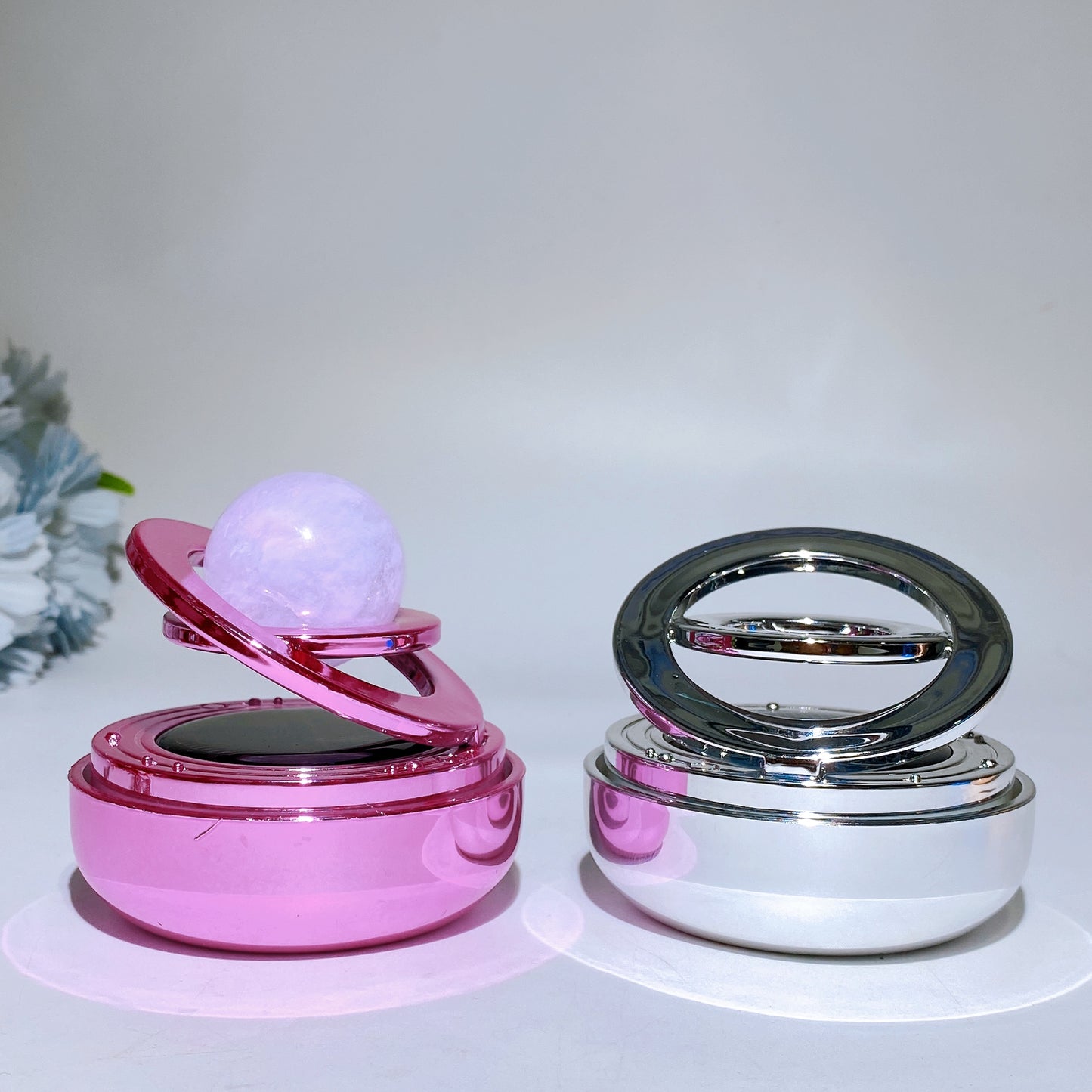 Solar Rotating Plastic Holder Stand Crystal Healing Bulk Wholesale