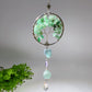 30cm Crystal Chips Silver Life Tree with Raw Stone Suncatcher Crystal Healing Bulk Wholesale