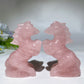 3.3" Rose Quartz Horse Carving Valentine's Day Gift Crystal Healing Bulk Wholesale