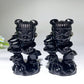 3.1" Black Obsidian Nezha Carving Bulk Wholesale