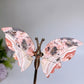 6cm Rhodochrosite Butterfly Wings Carving with Stand Crystal Healing Bulk Wholesale
