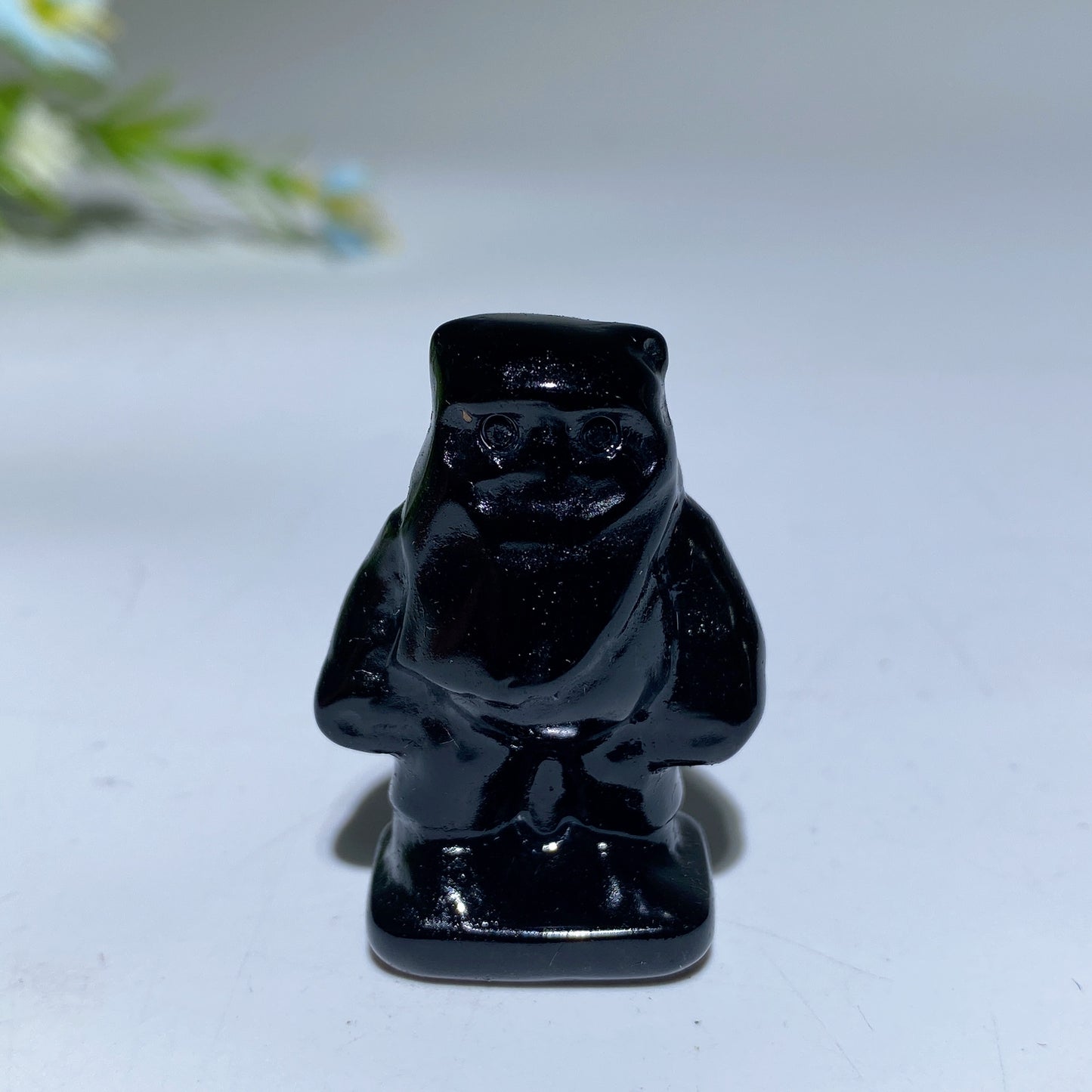 1.4" Black Obsidian Star Wars Carving Bulk Wholesale