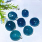 2cm Blue Fluorite Tumble Shape Pendant Crystal Healing Bulk Wholesale
