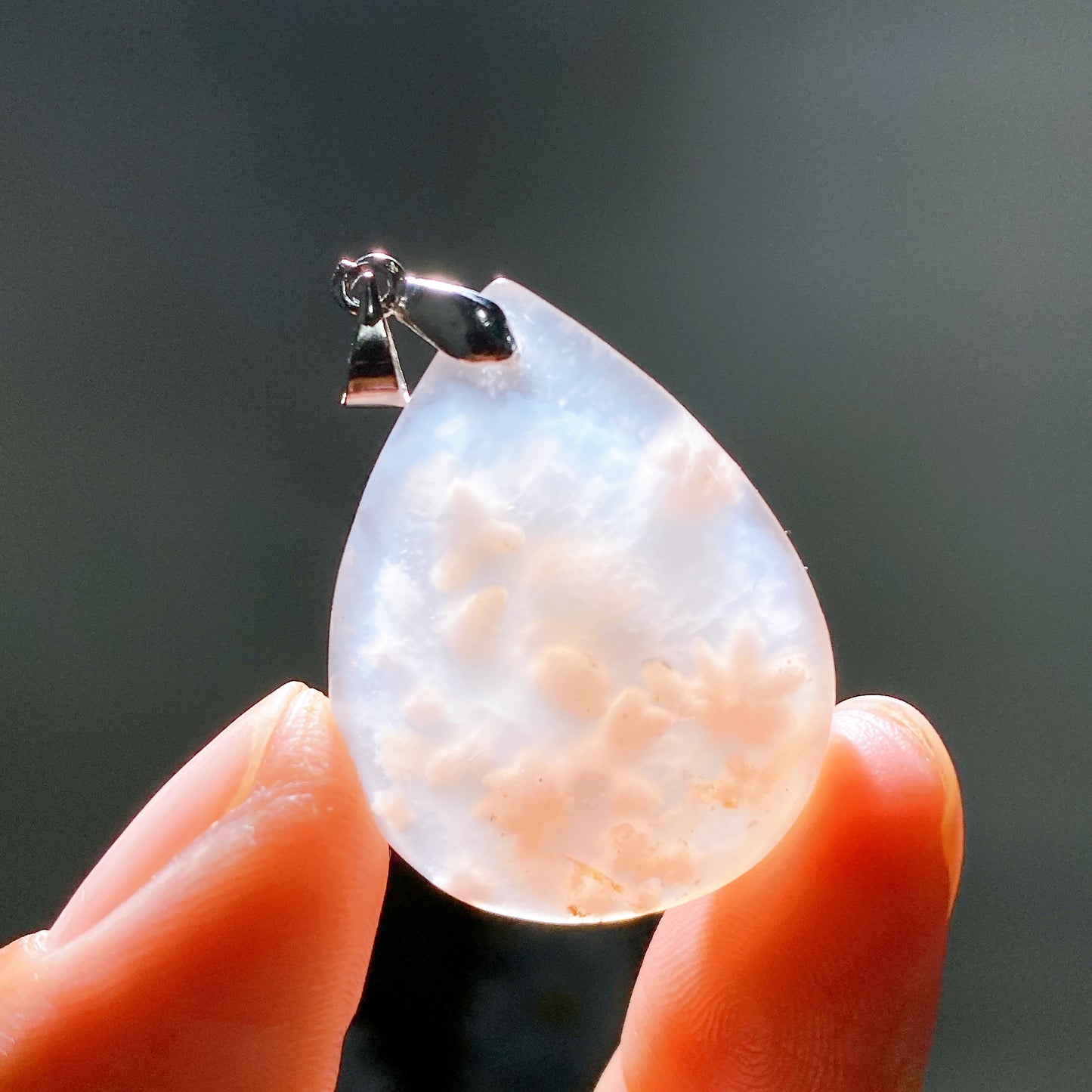 Flower Agate Pendant Crystal Healing Bulk Wholesale