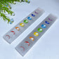 18cm Selenite Wand with Chakra Moon Sticker Bulk Wholesale