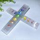 18cm Selenite Wand with Chakra Moon Sticker Bulk Wholesale