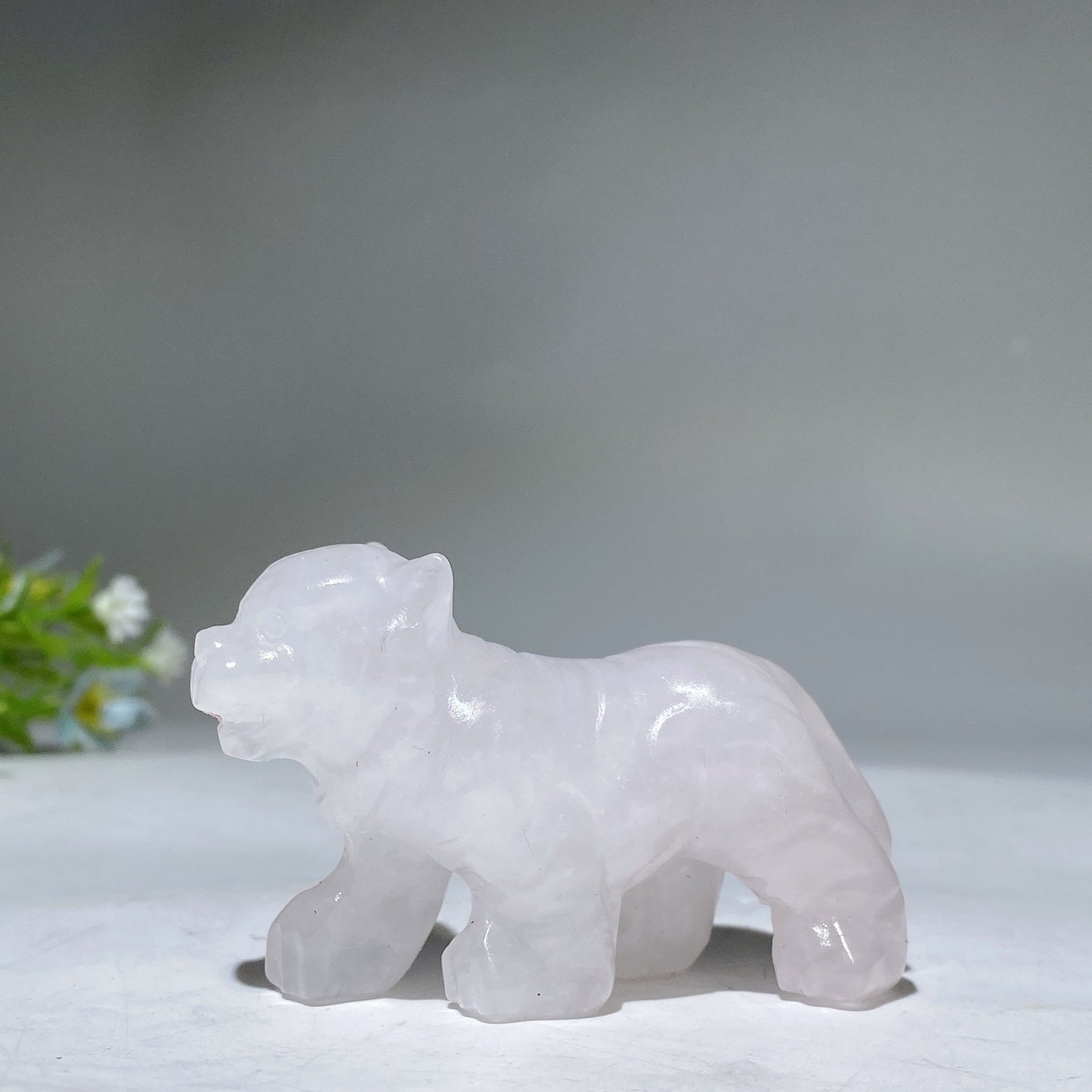 2.6" Crystal Tiger Carving Crystal Healing Bulk Whlesale