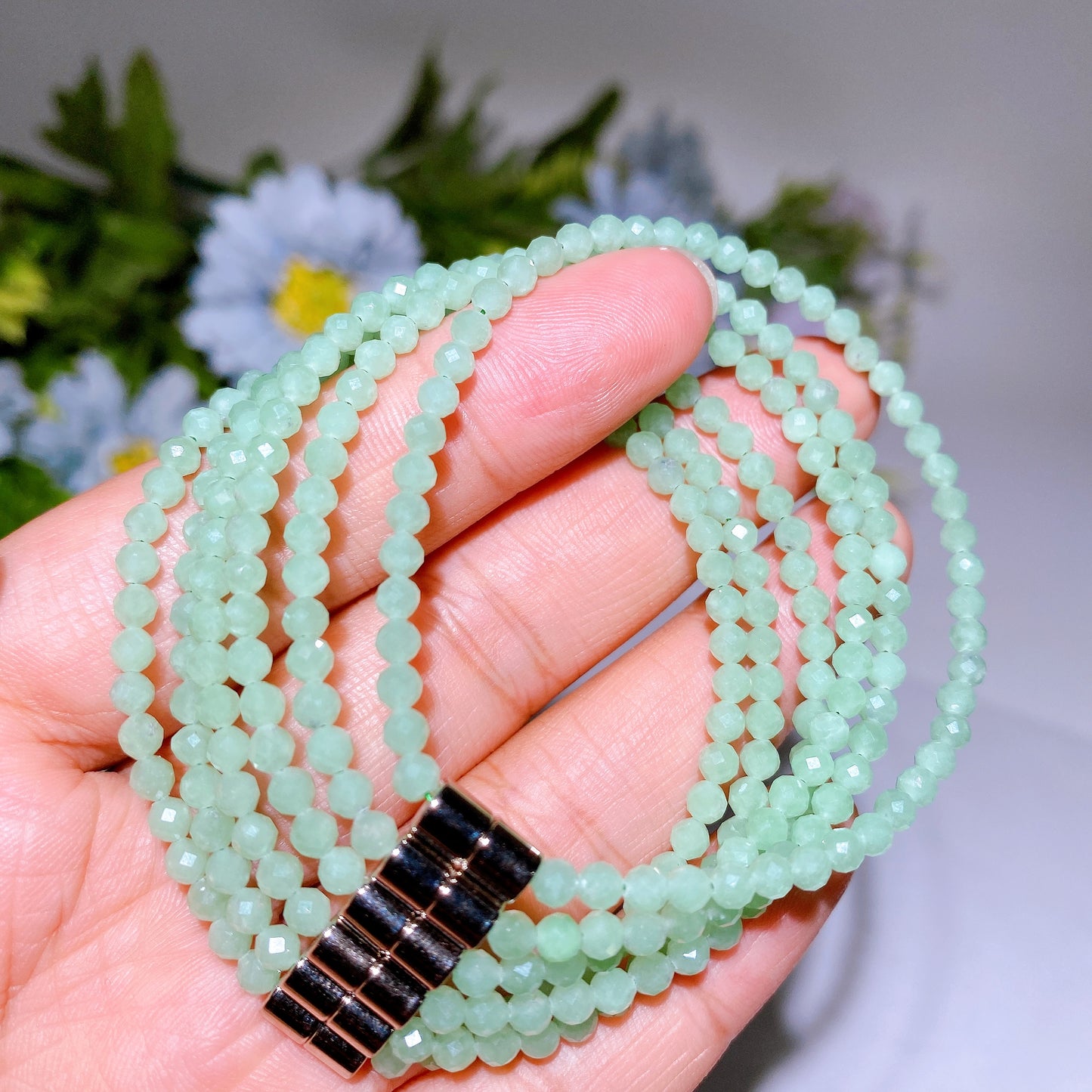 2.3-2.5mm Crystal Faceted Bracelet Crystal Healing Bulk Wholesale