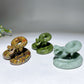 2.5" Crystal Snake Carving Bulk Wholesale