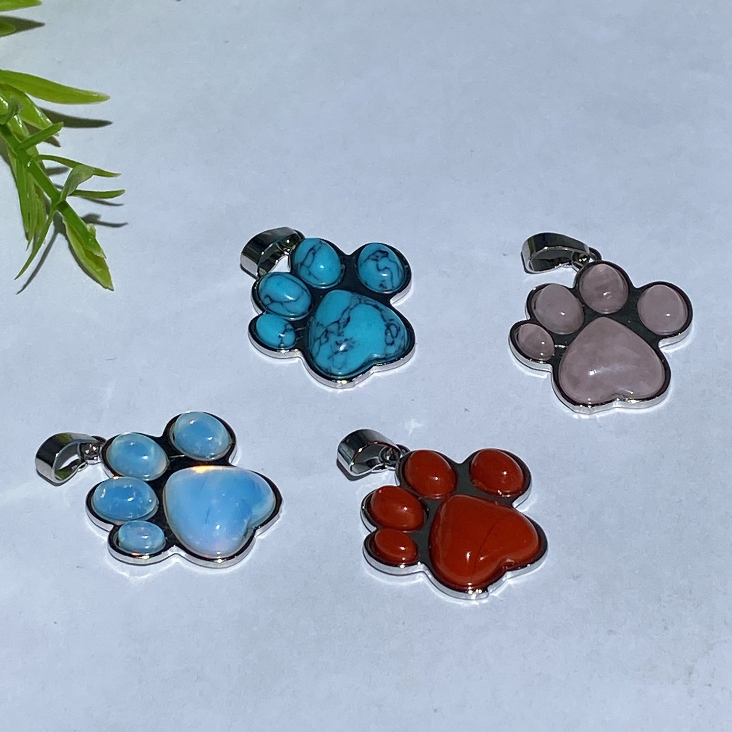 Crystal Paw Pendant Crystal Healing Bulk Wholesale