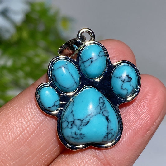 Crystal Paw Pendant Crystal Healing Bulk Wholesale