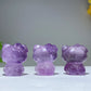 1.5" Amethyst Hello Kitty Carving Bulk Wholesale