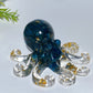 10cm Crystal Chips Infused Resin Octopus Carving Crystal Healing Bulk Wholesale