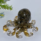 10cm Crystal Chips Infused Resin Octopus Carving Crystal Healing Bulk Wholesale