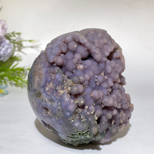3.8" Unique Grape Agate Specimen Crystal Healing Bulk Wholesale