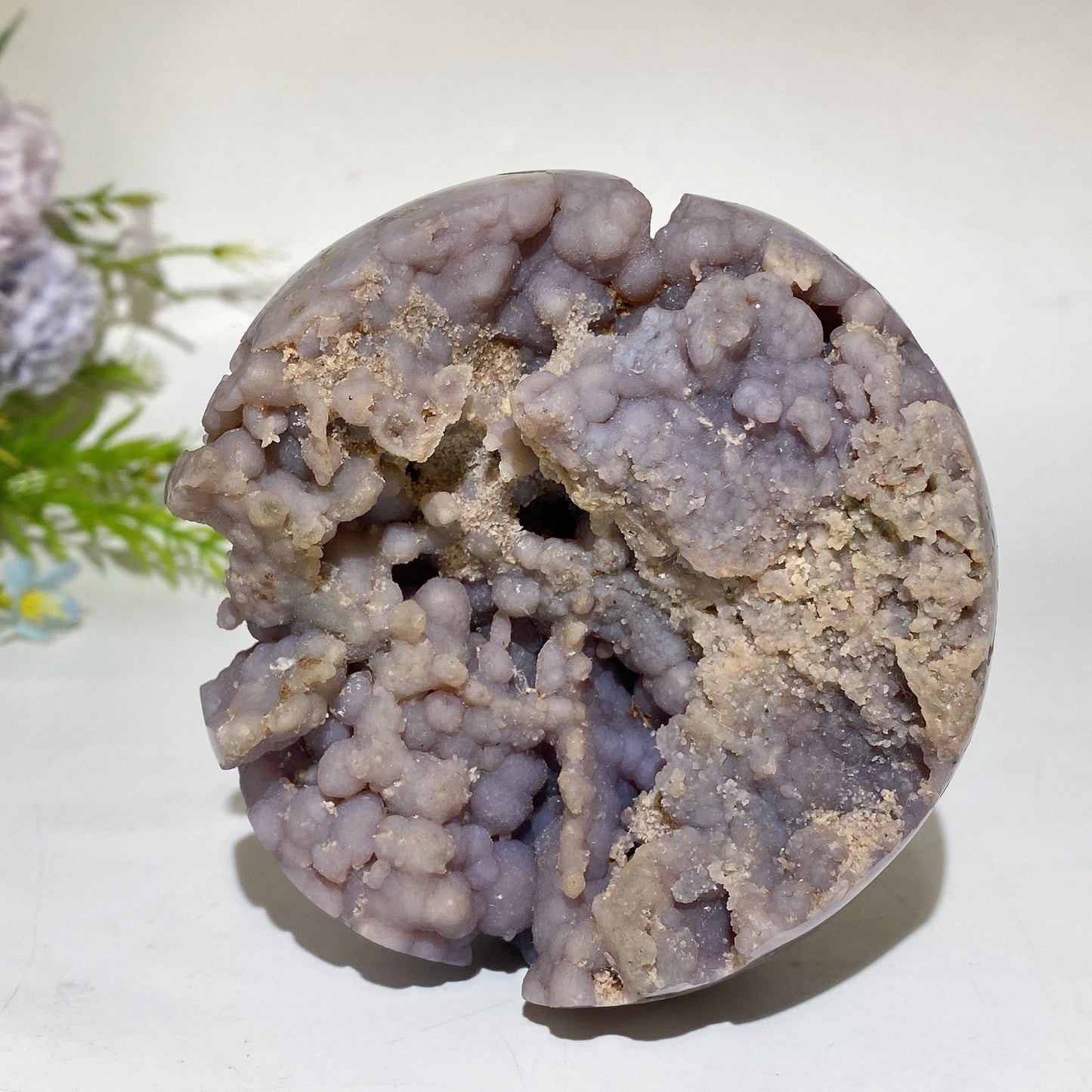 3.8" Unique Grape Agate Specimen Crystal Healing Bulk Wholesale