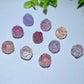 Mini Fluorite Rose Flower Carvings for Jewelry DIY Crystal Healing Bulk Wholesale