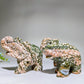 5.0" The 8th Druzy Ocean Jasper Elephant Carving Crystal Healing