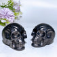 2.3" Schungite Skull Carving Crystal Healing Bulk Wholesale