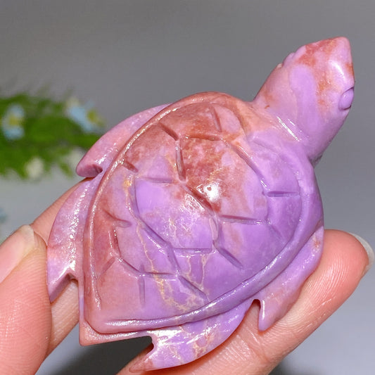 2.0"-2.4" Phosphosiderite Turtle Carving Bulk Wholesale